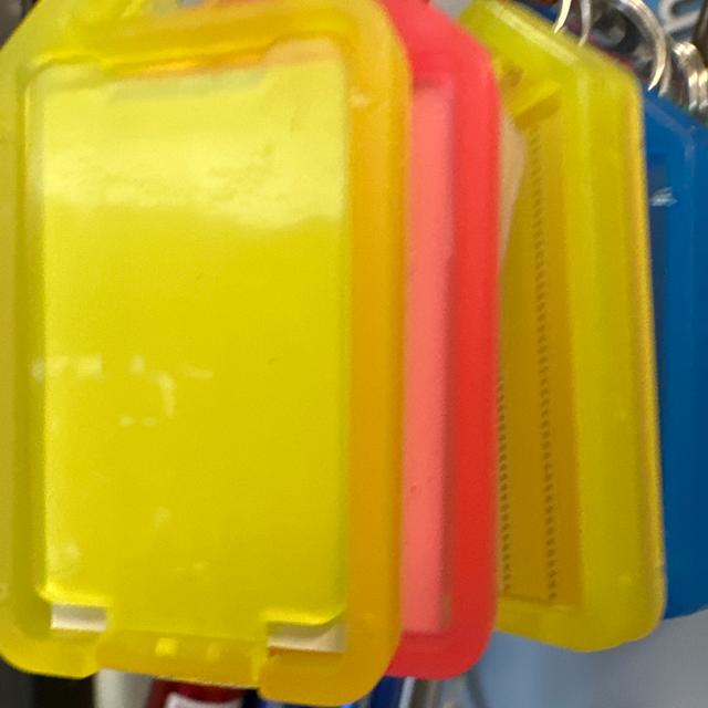 Hard Plastic Key Tag