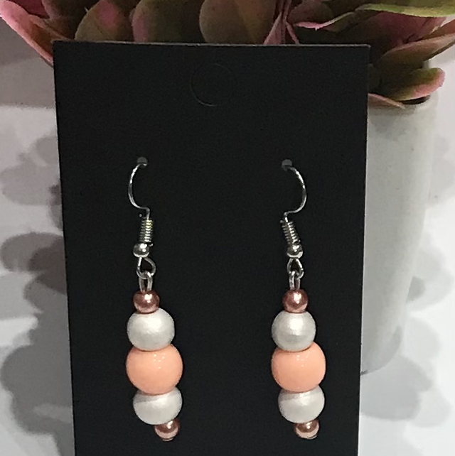 Peach Dangling Earrings -  PCDE11