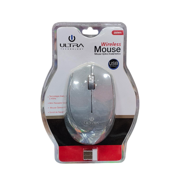 Mouse Inalambrico Ultra \ Plomo