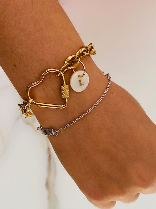 Bracelet Fille « Jeanne » 1 lettre