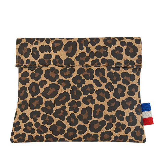 Porte monnaie clac clac "léopard"