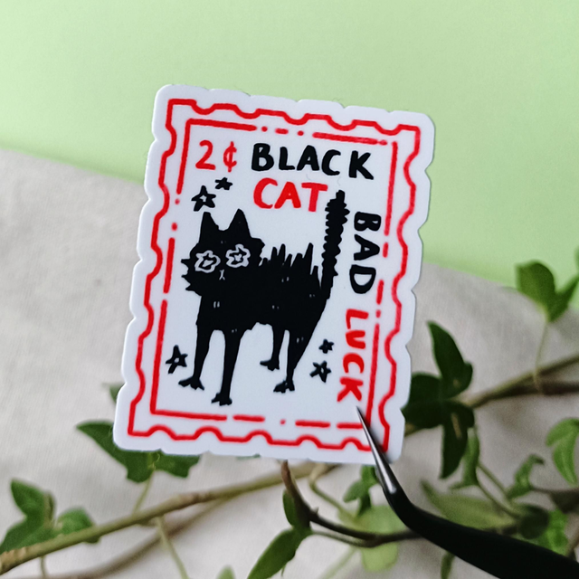 bad luck - vinyl sticker