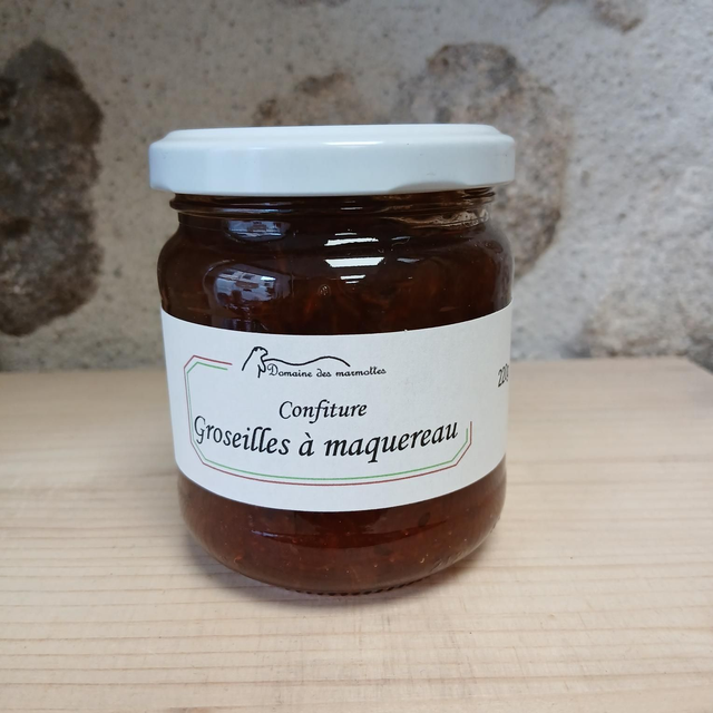 Confiture groseilles à maquereau 220g Haute Loire 