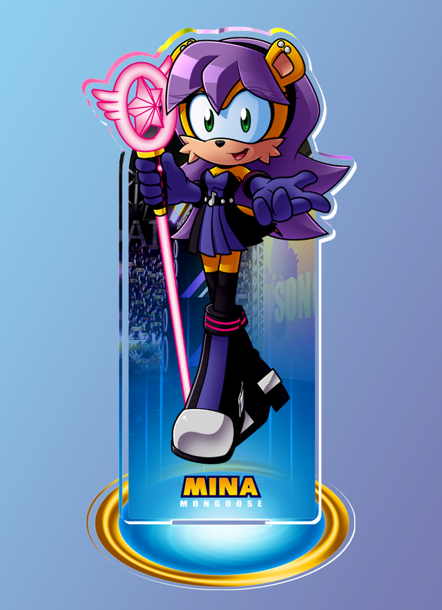 Sonic Legends Acrylic Stand (Wave 1): Mina Mongoose