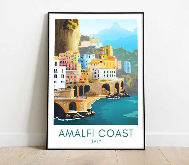 Amalfi Coast (Minimalist)