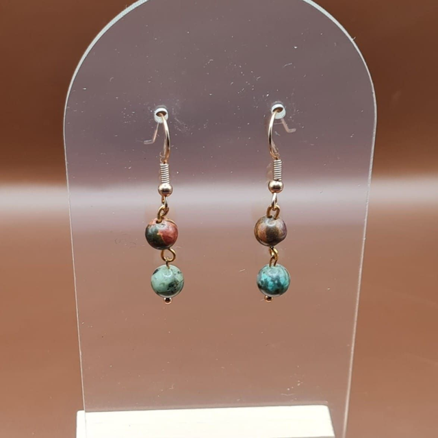 Crochets Jaspe polychrome - serpentine