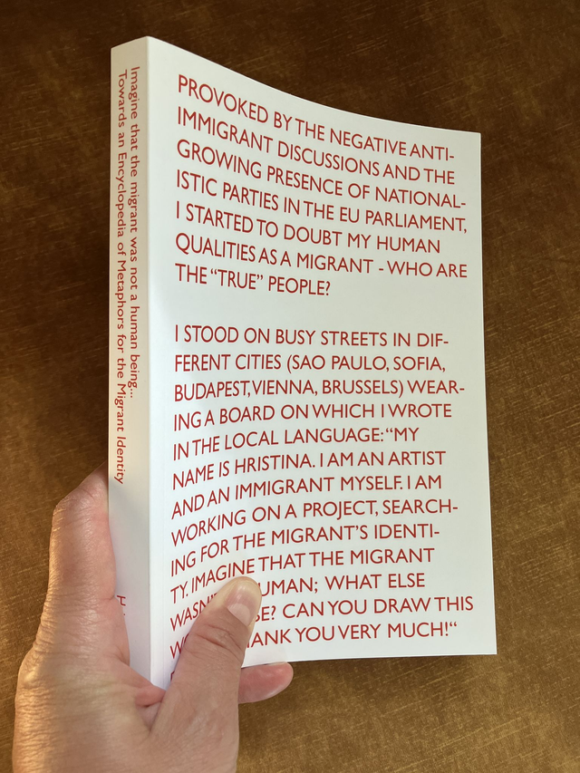 Imagine that the migrant was not a human being... (Towards an Encyclopedia of Metaphors for the Migrant Identity)