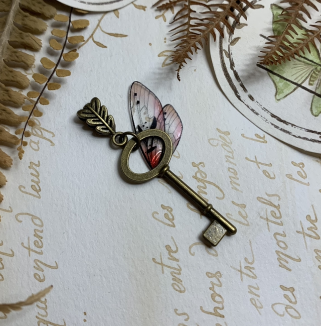 Pendentif Clé Fairy Springtime