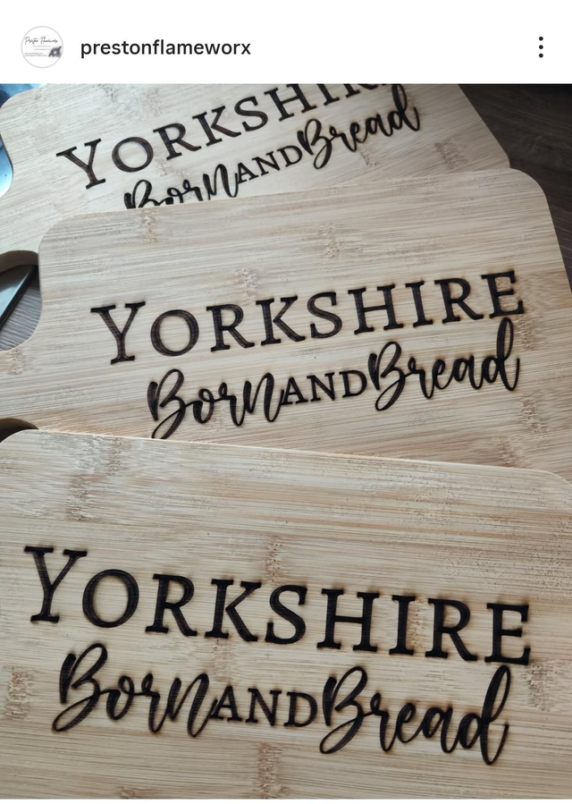 Yorkshire born and bread board