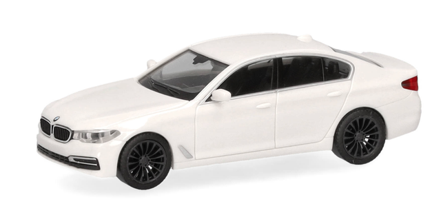 BMW 5er Limo. TM Alpinweiss Herpa 1:87