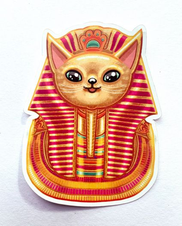 Die-Cut-Sticker "TutCatAmun"