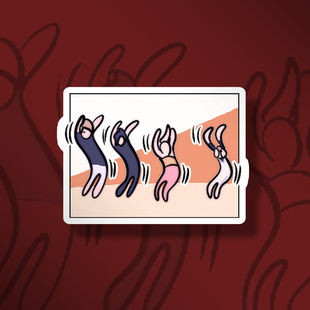 STICKER ANGUILLE DANCE