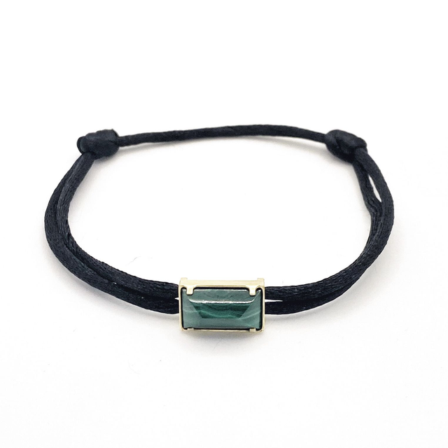 Bracelet pain de sucre malachite - MOÏ 