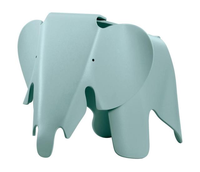 Vitra Eames Elephant en Polypropylène gris bleuté (DA)