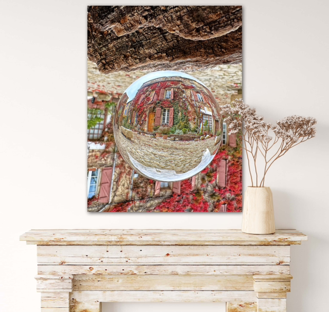 Place du village de Saignon