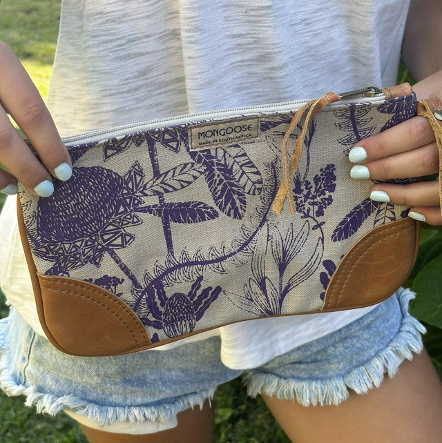 Mini Clutch Fynbo Grape/Natural