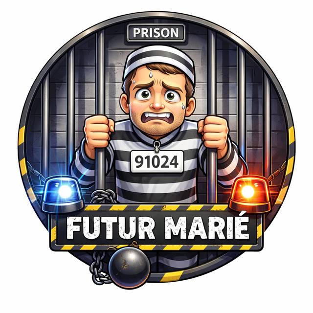 Badge futur marié