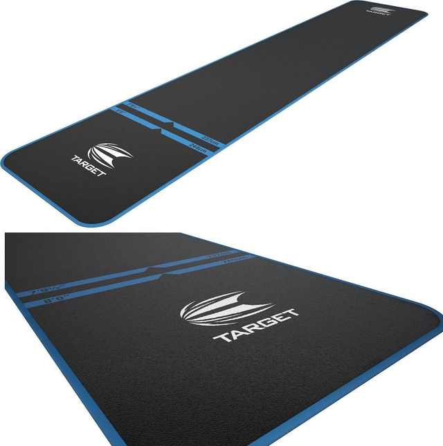 Target World Champion Lightweight Odourless Dart Mat - Blue Trim


