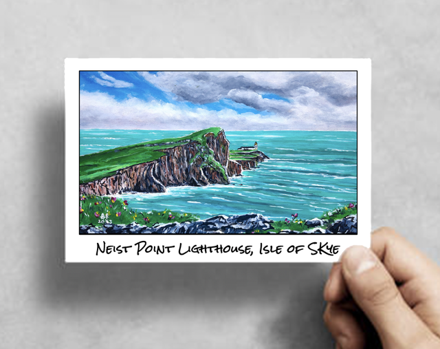 X10 Postcards - Neist Point Lighthouse, Isle of Skye (40p per unit)