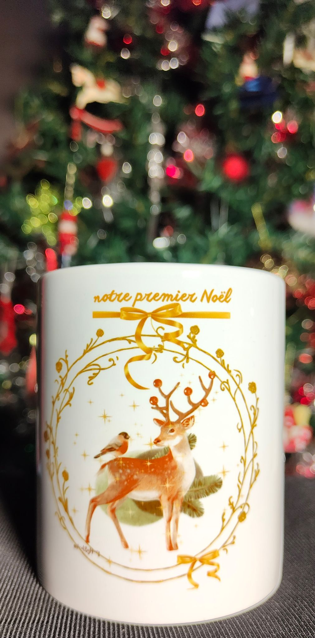 Tasse Noël &quot;Renne&quot; - PrintbyHenry