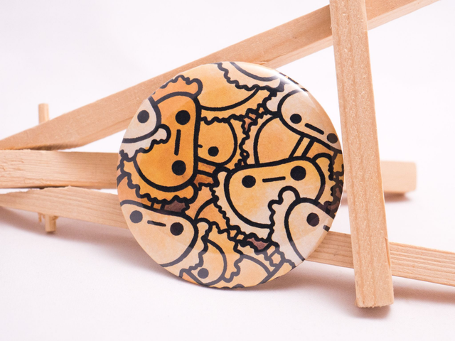 Przypinka PIEROGI idealny prezent z Polski