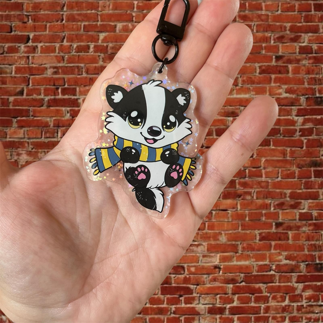 Porte clé Acrylique POUFSOUFFLE