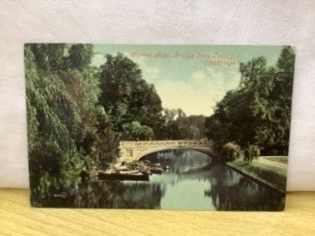 Garret Hotel  Bridge from Trinity,  Cambridge, Valentines Series Postcard. Our Ref No. R278 £2.50