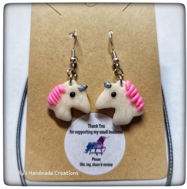 Unicorn Dangle Earrings