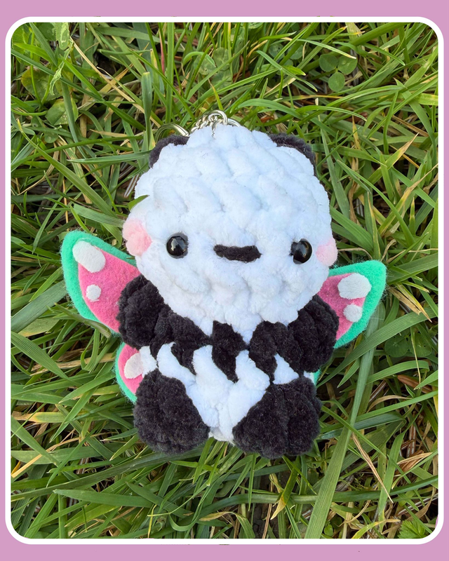 Porte-clés crocheté Minky