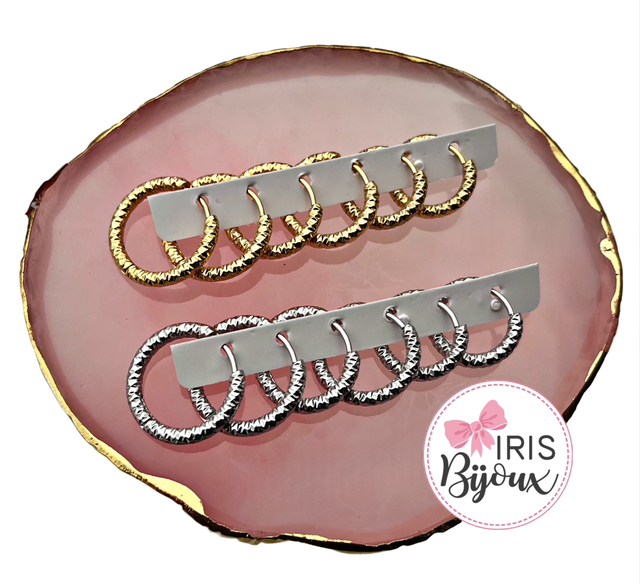 Set 6 orecchini a scala 