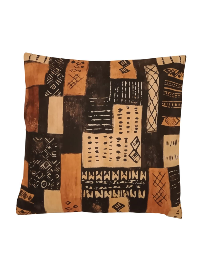 Taie d’Oreiller 40x40 cm en Wax – Fait Main, Unique & Colorée