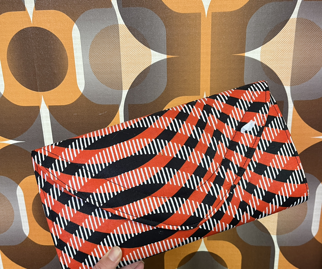 Pochette enveloppe imprimé 70s