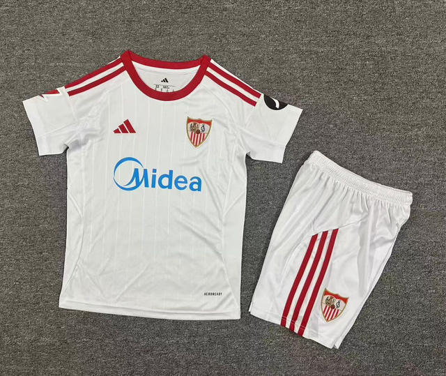 Conjunto camiseta + pantalón NIÑOS 1ª Sevilla - 25-26