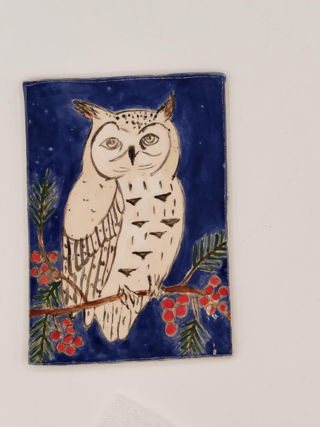 Plaque de maison avec dessin