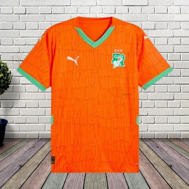  Maillot Football Côte d'Ivoire en jersey  du S au xXXL