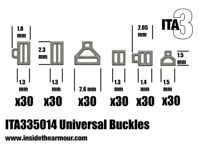 ITA3 - ITA335014 Universal Buckles