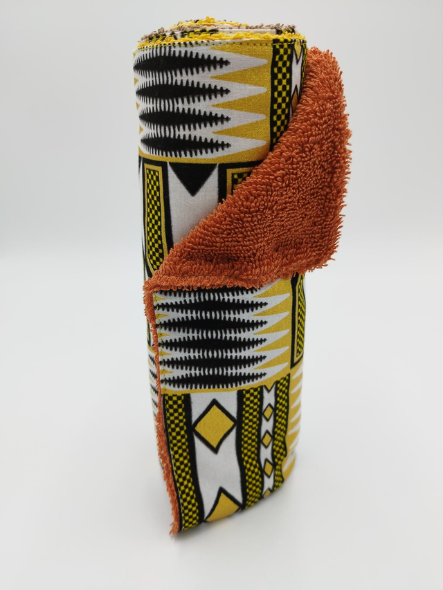 Sopalin 6 Feuilles Tissu Or/Jaune/Noir