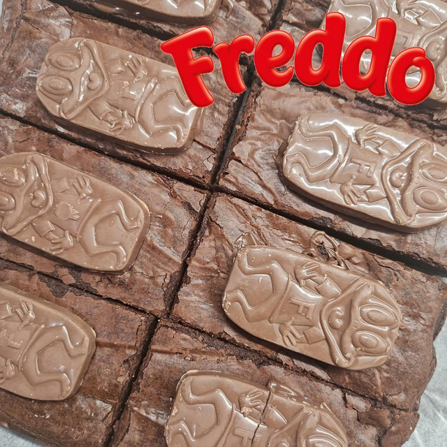 Freddo Brownie Slice