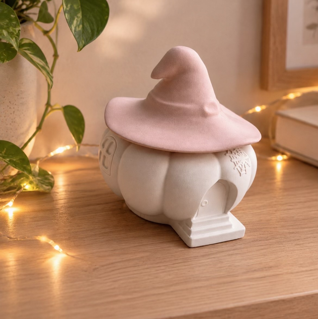 Maison Citrouille &amp; Chapeau de Sorcière