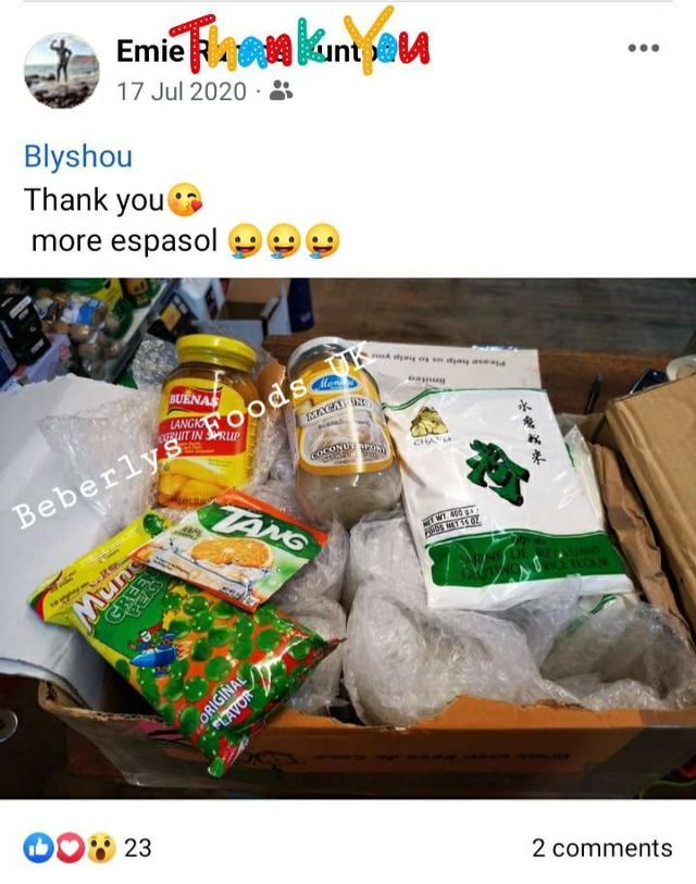 From Customer: Emie P ( England)