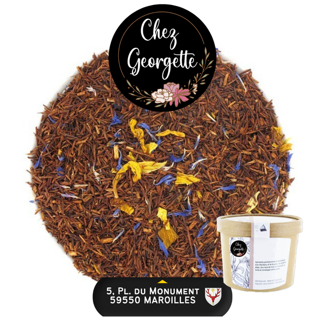 ROOIBOS FRUITS DE LA PASSION - Pot de 25 infusettes