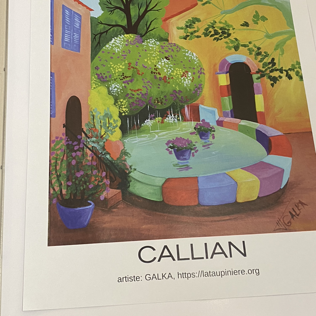 Callian . Place Bourguignon 