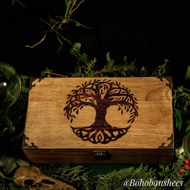 Hand Burned Apothecary Boxes