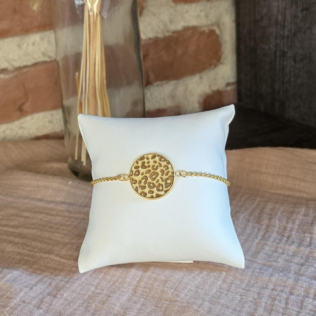 Bracelet chaîne Leopardia - Sauvagerie et élégance 