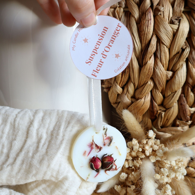 Suspension Parfumée - Fleur d&#039;oranger 🌻