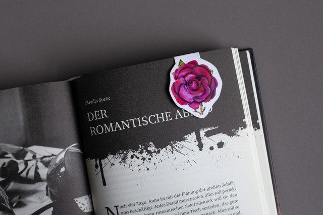 Magnetic Bookmark - Rose