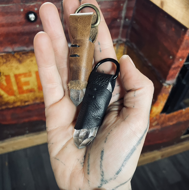 Porte clefs cristaux 