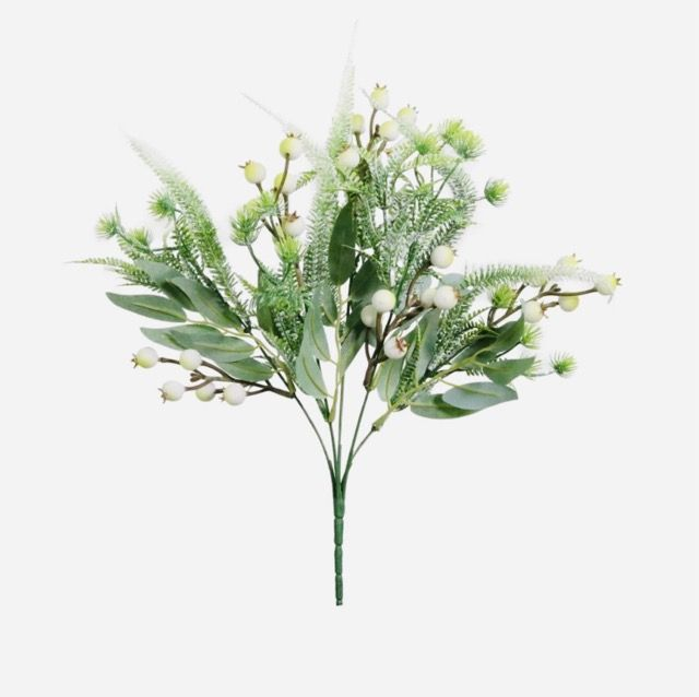 Frosted White Berry Bunch