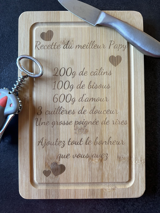 Planche à découper Personnalisable
