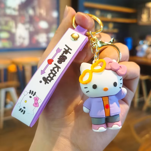 0587 - Hello kitty - met paarse jas